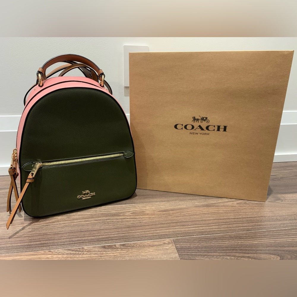 Coach Leather Backpack